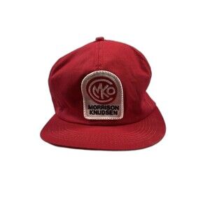 VTG K-Products Morrison Knudsen Corporation Trucker Hat Embroidered Made in USA